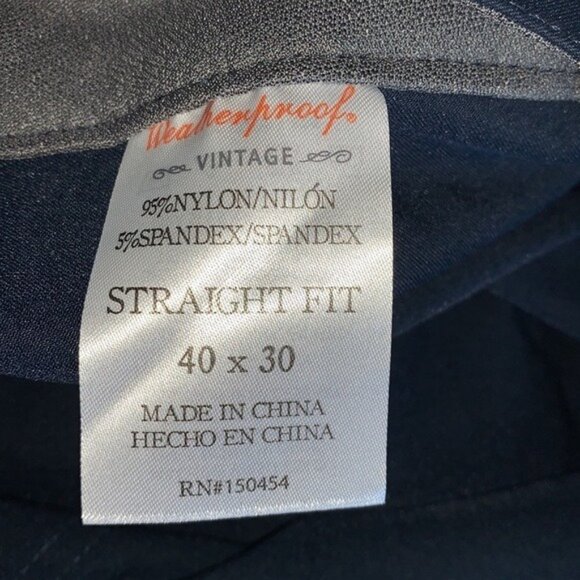 Weatherproof Vintage Mens Expedition Pants Straight Fit 40x30 Stretch Durable Wa - Picture 4 of 11